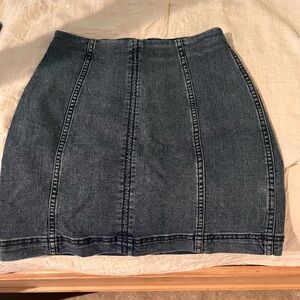 Free People Denim Skirt